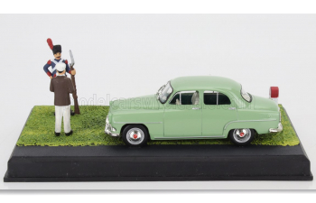 SIMCA P60 (1961) - Le Grognard - With Figures, Light Green