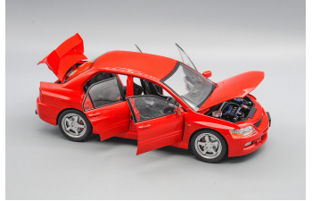 MITSUBISHI Lancer Evolution IX, красный, 20 см.