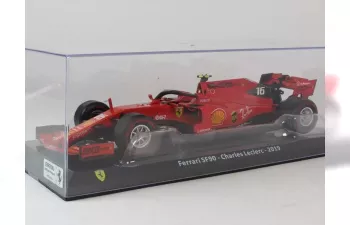 FERRARI F1 Sf90 Team Scuderia Ferrari Mission Winnow №16 Season (2019) Charles Leclerc - Con Vetrina - With Showcase,Red Black
