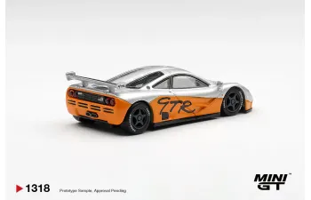 McLAREN F1 GTR Presentation (1995) LHD, silver / orange