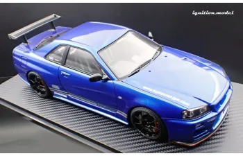 NISSAN Skyline Top Secret 34GT-R (BNR34), blue metallic