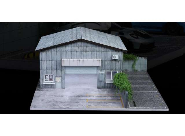 Diorama *Factory with light C*, various