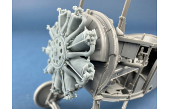 Сборная модель Авиационный двигатель Le Rhone 9C мощностью 80 л. с.