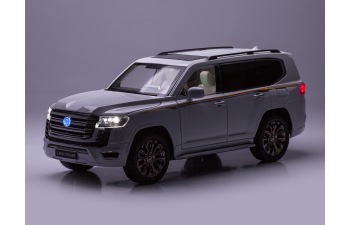 TOYOTA Land Cruiser 300, белый (с работающим светом)