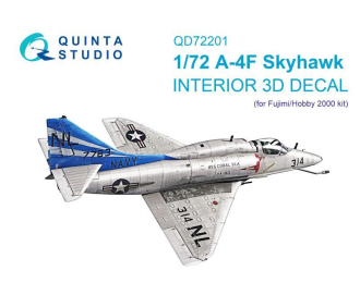 3D Декаль интерьера кабины A-4F Skyhawk (Fujimi/Hobby 2000)