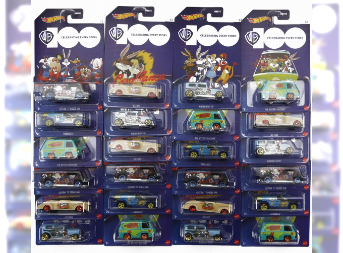 DODGE Set Assortment 24 Pieces Looney Tunes, Various