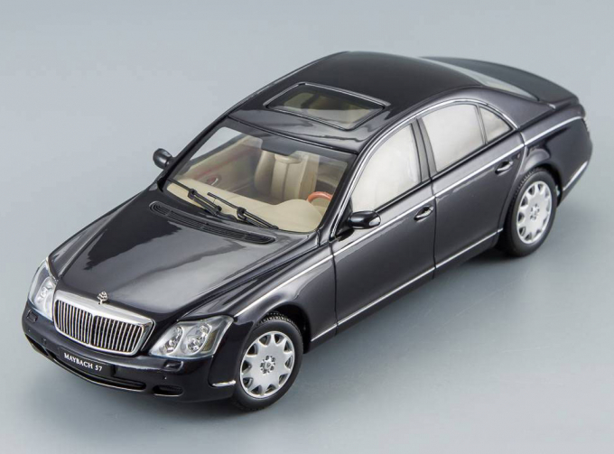 MAYBACH 57 SWB (2003), caspian black/caspian black chromaflair