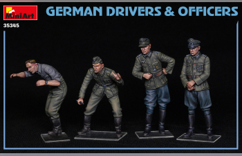 Сборная модель German Drivers & Officers