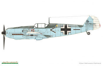 Сборная модель Немецкий истребитель Messerschmitt BF.109 E-4 ProfiPACK