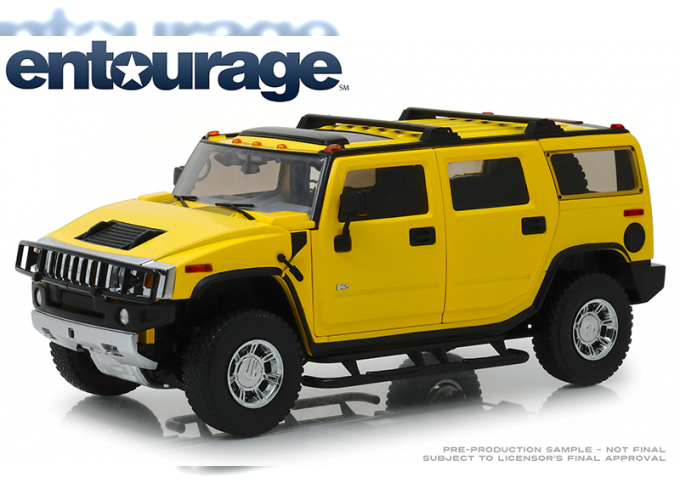 HUMMER H2 2003 Yellow (из т/с ''Красавцы")