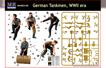 Сборная модель Немецкие танкисты, период Второй мировой войны