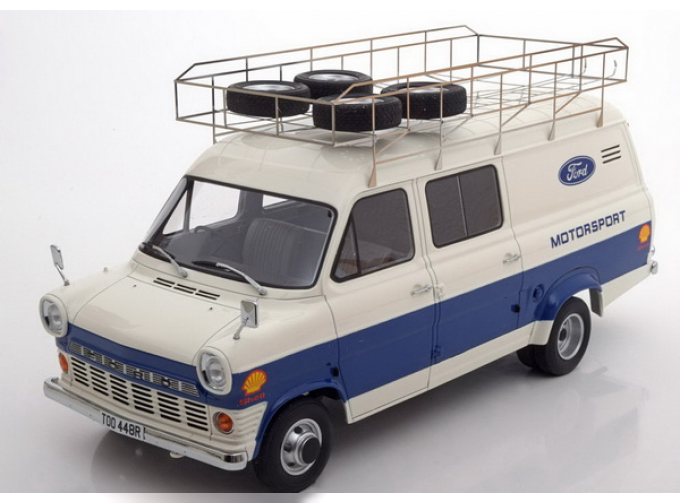 FORD Transit MKI техничка "Ford Motor Sport" 1970 Blue/White