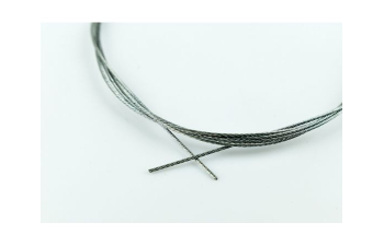 Стальной трос 0,6 мм, длина 50 см (нержавейка)
