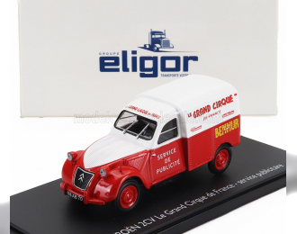 CITROEN 2cv Van Benhur - Le Grande Cirque De France - Service Publicitaire, Red White