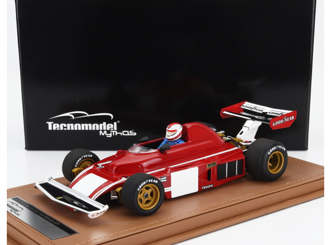 FERRARI F1 312b3 N 0 Test Monza Gp (with Pilot Figure) (1974) Clay Regazzoni, Red White