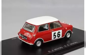 MORRIS Mini Cooper S №56 Rally Montecarlo (1965) P.Hopkirk - H.Liddon, Red White