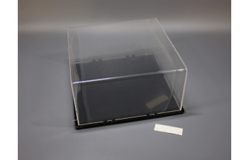 Бокс акриловый 150х150х80, основание черный глянец