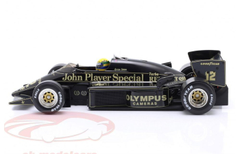 LOTUS 97T #12 GP Monaco Formula 1 Ayrton Senna (1985) + книга (1985)