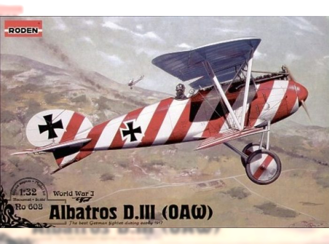 Сборная модель Истребитель Albatros D.III (OAW)