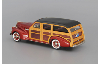 BUICK Model 59 Station Wagon (1940), dark red / black / brown