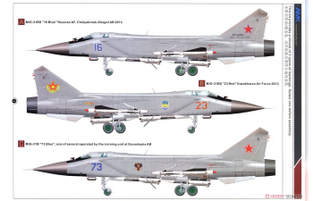 Самолет Сборная модель Mikoyan Mig-31 B/BS Foxhound