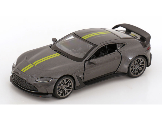 ASTON MARTIN V12 Vantage (2022), grey metallic/yellow