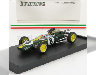 LOTUS F1 25 №8 Winner Italy Gp Jim Clark (1963) World Champion - With Driver Figure, Green