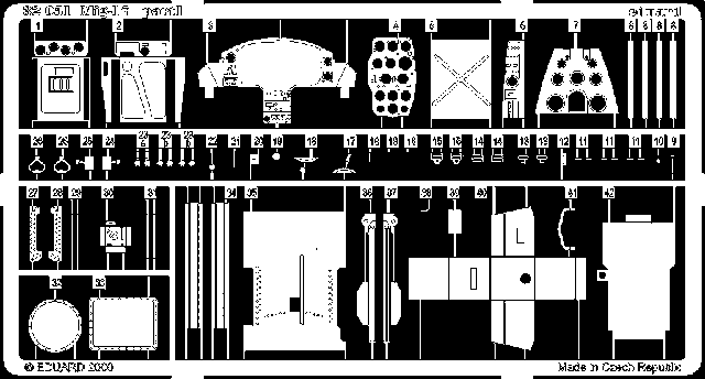 Фототравление для MiG-17