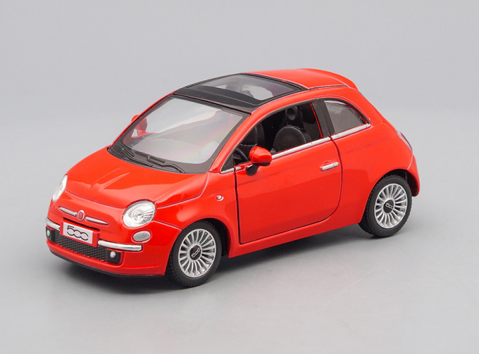 FIAT 500, red