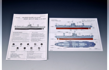 Сборная модель Американский Командный корабль USS MOUNT WHITNEY LCC-20 (2004г.)