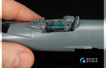 3D Декаль интерьера кабины МиГ-21БИС Поздний (с системой Полет-ОИ) (Eduard) (с 3D-печатными деталями