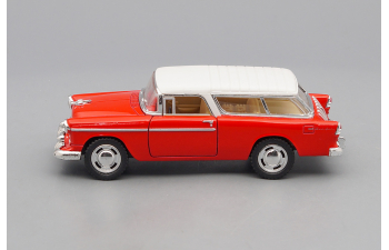 CHEVROLET Nomad (1955), red / white