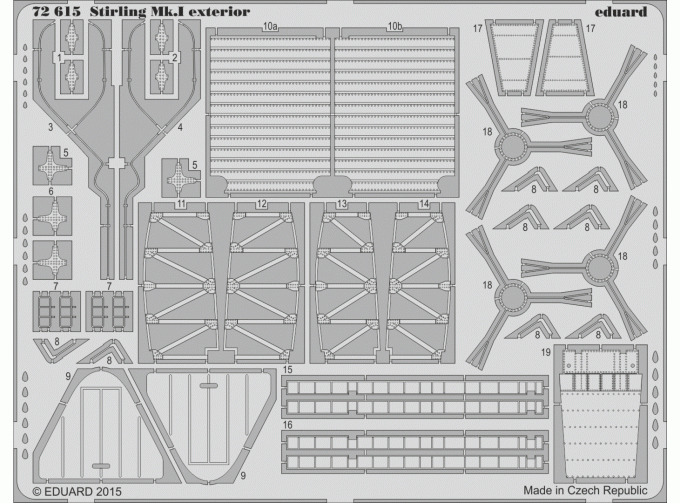 Фототравление Stirling Mk.I exterior