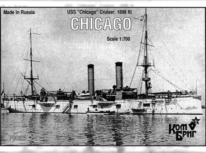 Сборная модель USS Chicago Крейсер 1898