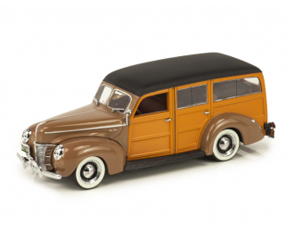 Ford V8 De Luxe Woody Stationwagen 1940 коричневый