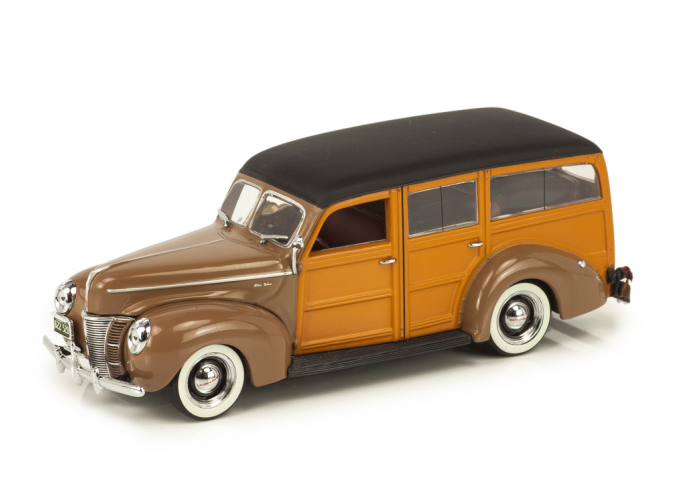 Ford V8 De Luxe Woody Stationwagen 1940 коричневый