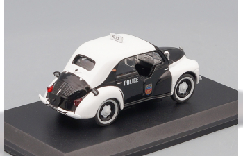 RENAULT 4 CV Police "Pie" Type R 1062 1955, black / white