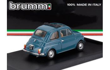 FIAT 500f Tetto Aperto - Open (1965), Blue Medio