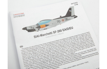 Сборная модель SIAI-Marchetti SF-260EA/D/EU ‘Late Bulged Canopy Type’