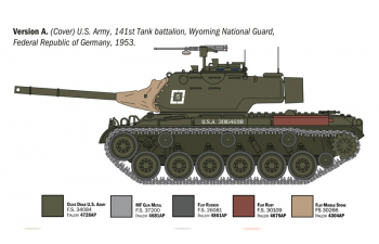 Сборная модель DATP Tank M47 Patton Wwii - Us Army - Nato Army 1945 - 1980 Military