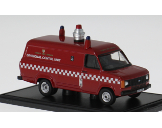 FORD Transit MK II London Fire Brigade DCU, red