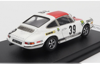 PORSCHE 911t Coupe Bp №39 Winner 24h Spa (1969) G.Chasseuil - C.Ballot-lena, White Red