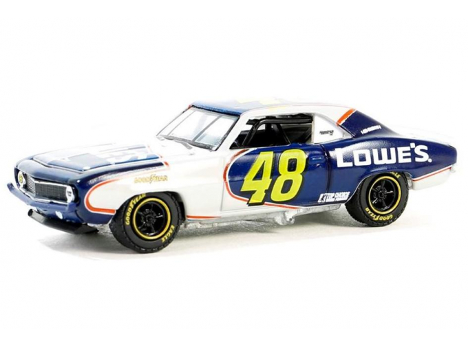 CHEVROLET Camaro #48 Jimmie Johnson First Win (1969), blue / white