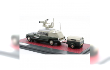 CITROEN DS Safari BBC Camera Car с прицепом (1973), green