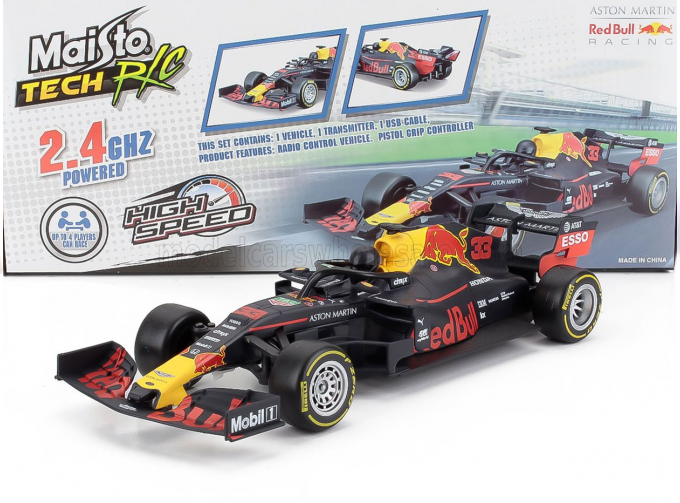 RED BULL F1 Rb15 Team Aston Martin №33 Season (2019) Max Verstappen, Matt Blue