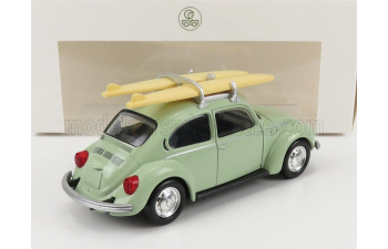 VOLKSWAGEN Beetle Coccinelle with Surfing Board (1973), green