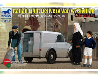 Сборная модель Italian Light Delivery Van w/Civilian