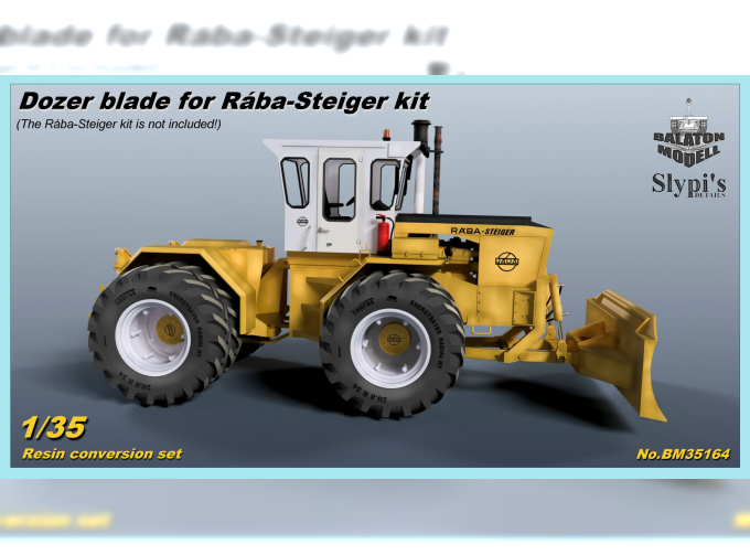 Набор для конверсии, Бульдозерный отвал для трактора Rába-Steiger 250 / Dozer blade for Rába-Steiger 250 kit