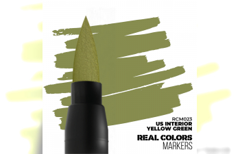 Маркер акриловый серии RC "Жёлто-зелёный интерьерный США" / US INTERIOR YELLOW GREEN – RC MARKER