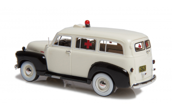 GMC SUBURBAN AMBULANCE (1952), white/black